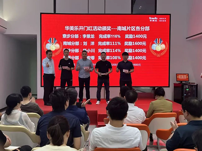華美樂開門紅表彰大會(huì)暨五一大戰(zhàn)啟動(dòng)會(huì)圓滿成功